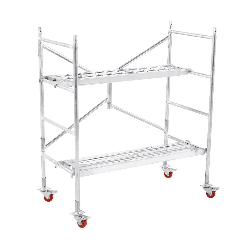 Folding Scaffold Thickened Mobile Elevated Platform Stool For Interior Decoration Wall Putty Construction