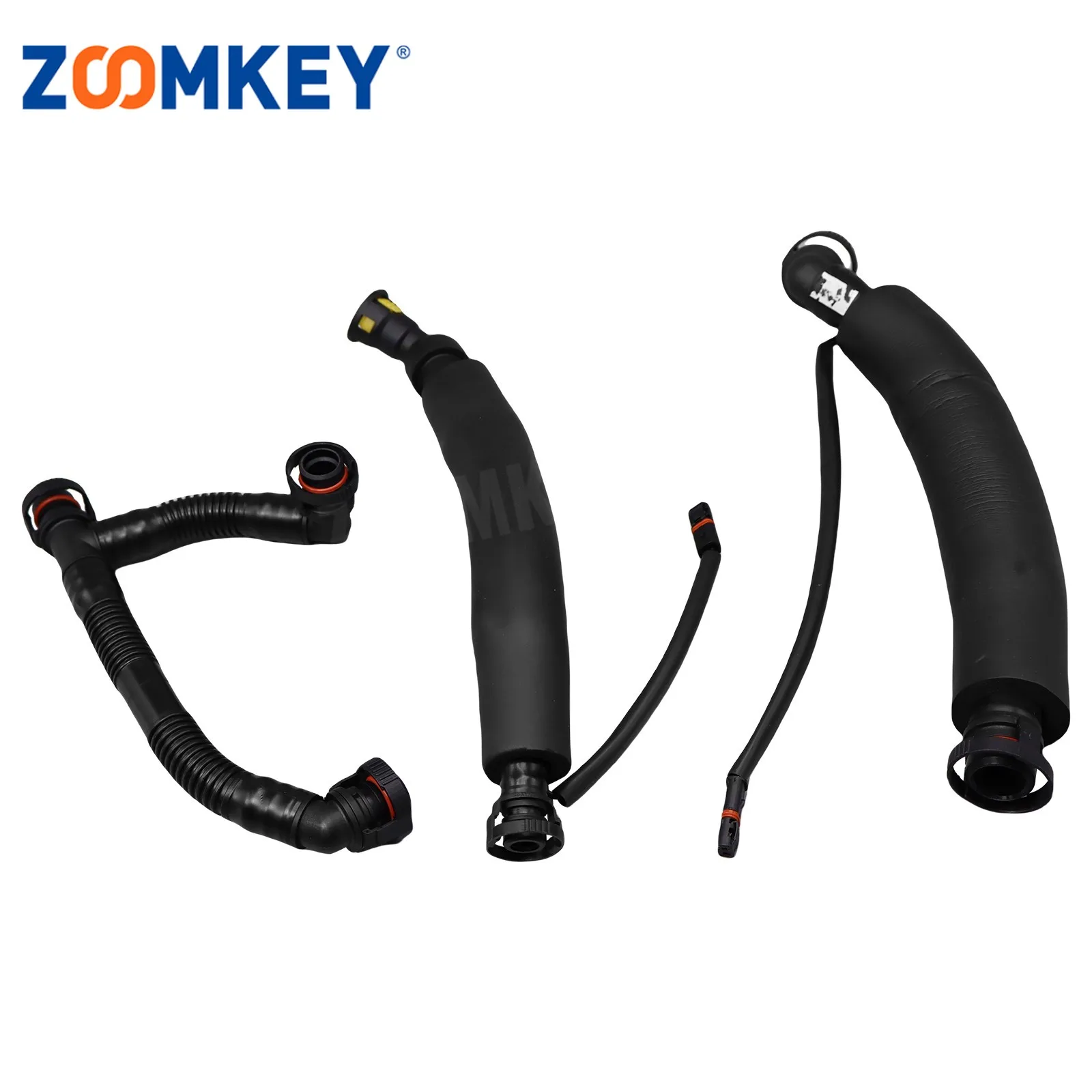 ZOOMKEY Engine Crankcase Vent Valve Hoses Set of 3 For BMW Z4 323i 325i 330i 525i 530Xi 11157567801 11157522931 11617559530