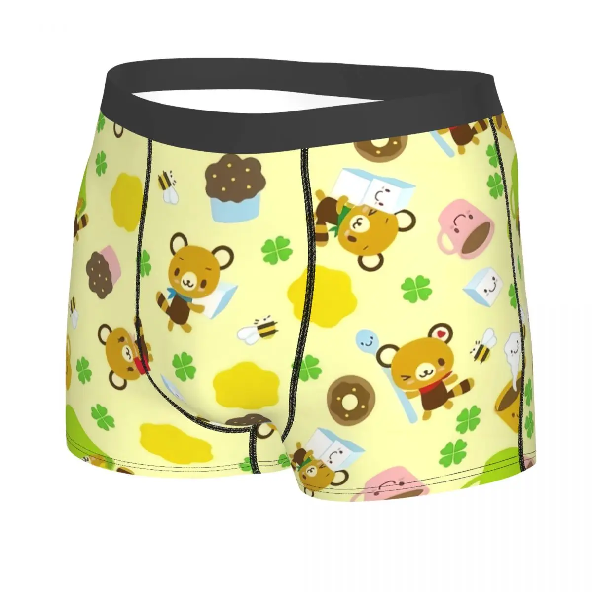 Custom Fashion Disney Cartoon Tenorikuma Sanrio Anime Bear Boxers Shorts Panties Male Underpants Breathable Briefs Underwear