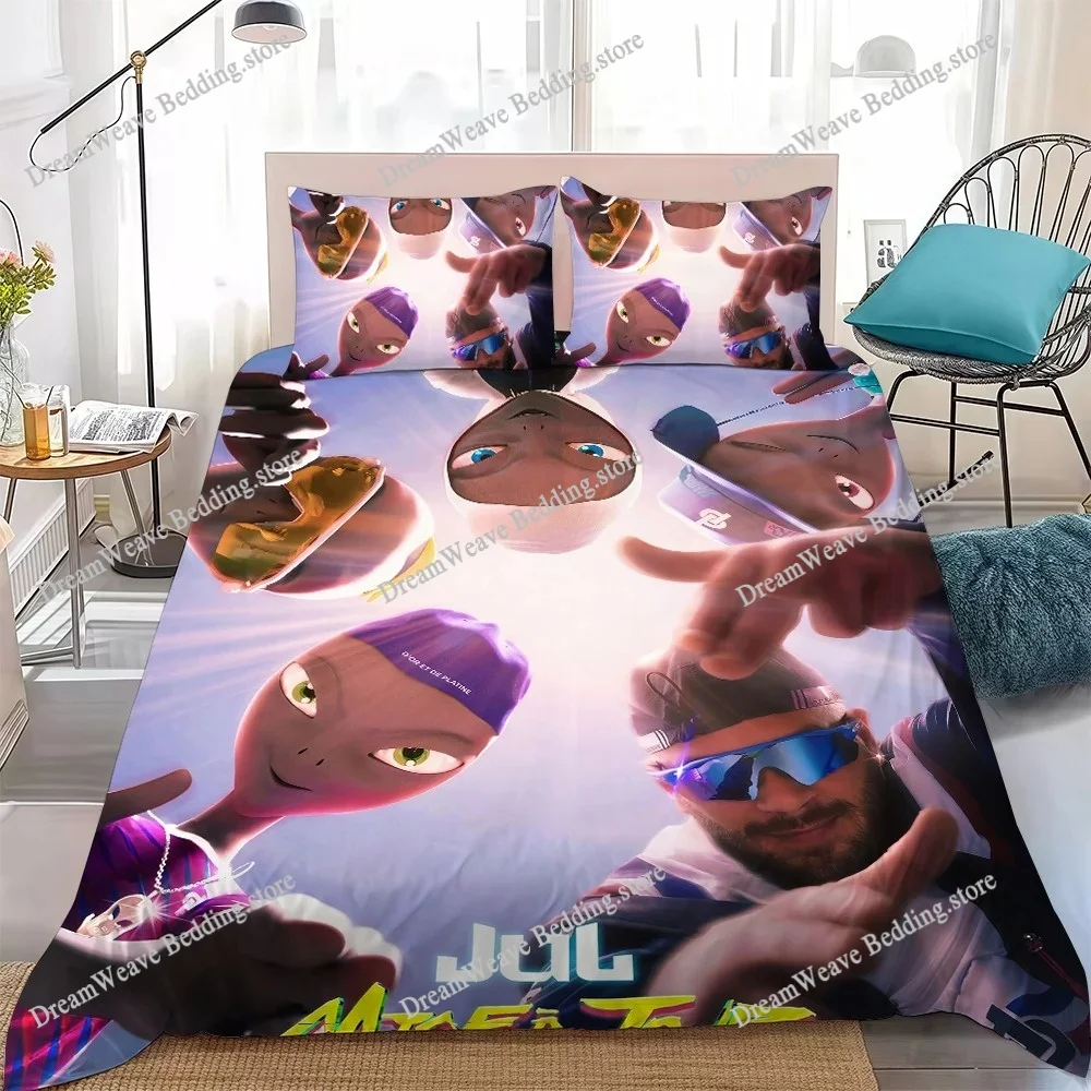 Rapper Julien Mari Jul Mise a jour Duvet Cover Set Home Style Bedding Soft Laundry Cotton Bed Student Dormitory Gift