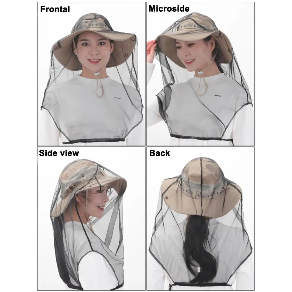 

S Mosquito-proof Mesh Mosquito-proof Mesh Net Hat for Outdoor Activities Hunter Hiker Essential for Summer for Fishermen