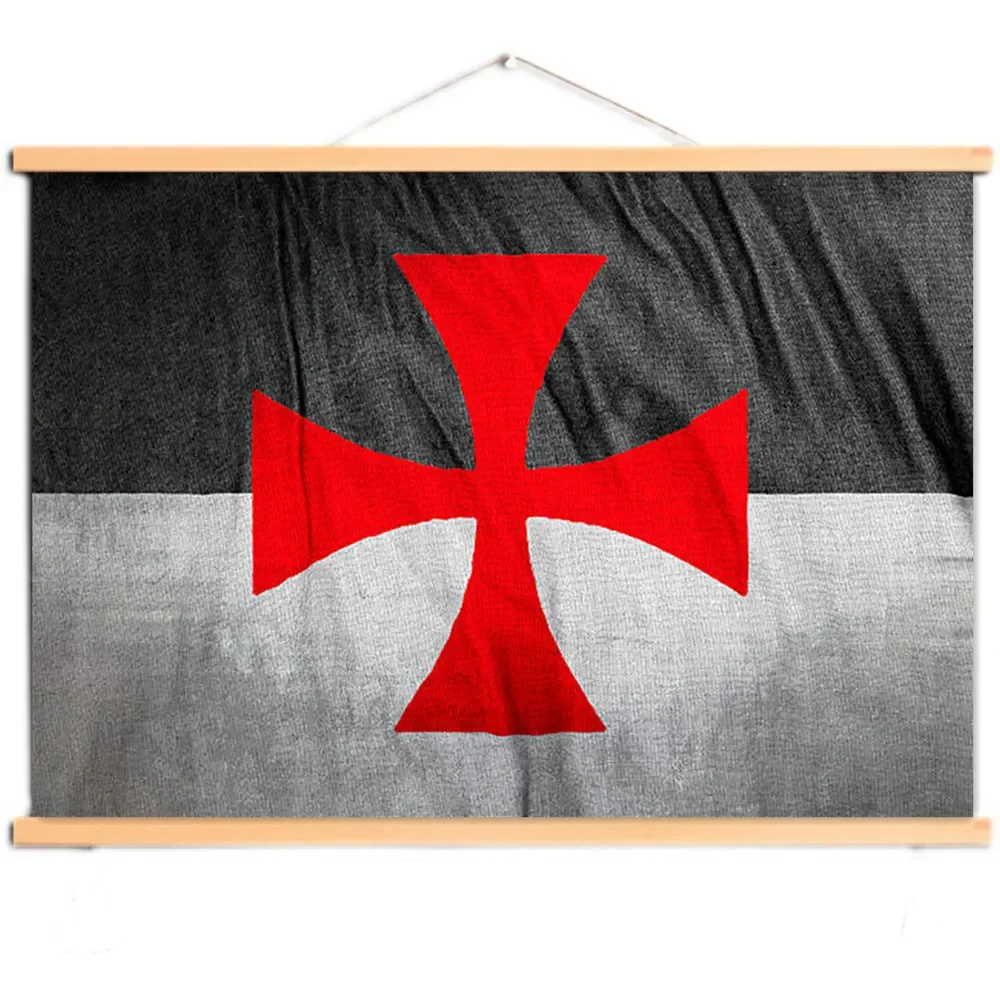 

Upgrade Your Room & Studio Decor with Knights Templar Wall Art Poster & Medieval Crusader Warrior Poster Canvas Scroll Painting