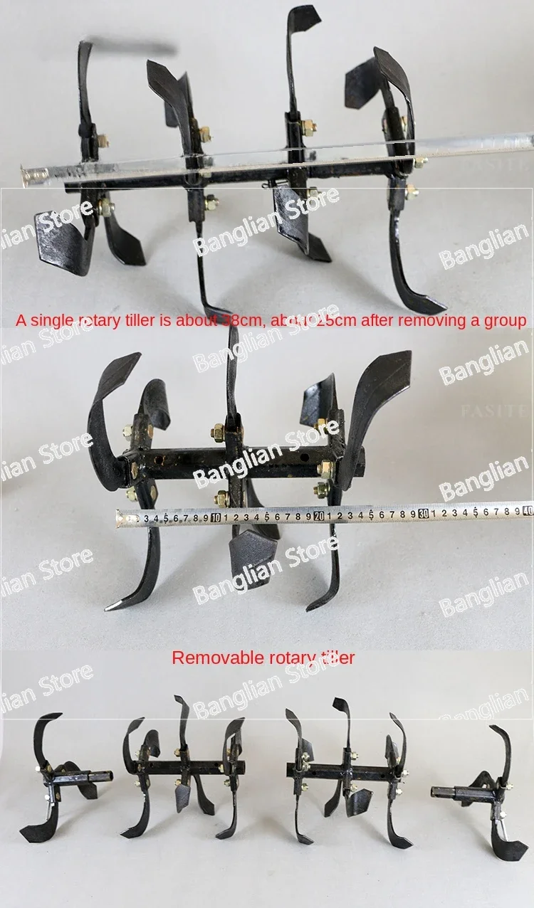 Micro-tiller Parts Rotary Tiller Hard Soil Scarifier Dry Land Deep Plougher Agricultural Machinery