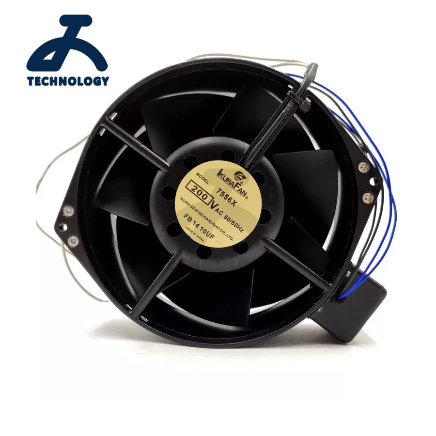 

IKURA High-temperature heat dissipation fan Sensor fan 7556X 200VAC 50/60Hz with sensors