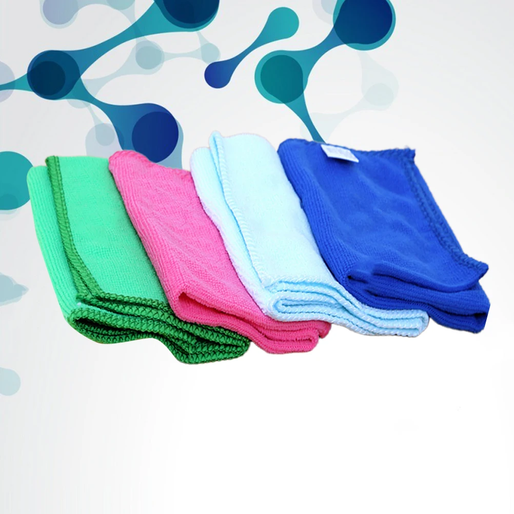 

4pcs Absorbent Cloth For Painting Cleaning Quick-Dry Water Absorbing Towel Soft Fiber Cloth Home School Use Pigment Removal Tool
