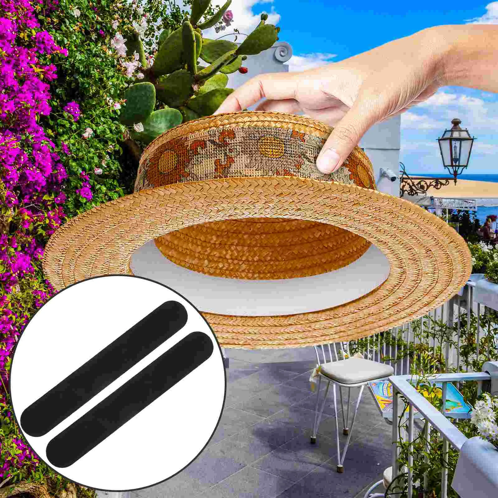 20 Pcs Sweatband Hat Cushion Absorbent Adhesive Tape Caps Accessories Liner Pads