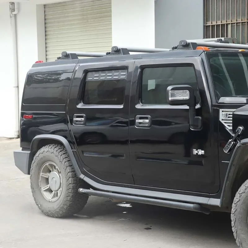 For Hummer H2 03-09 rear ventilation shutters Rear window ventilation holes Ventilation shutters Aluminum alloy (US flag model)