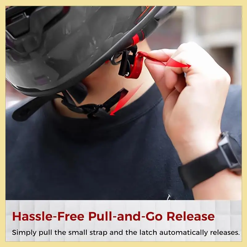

High Quality Helmet Quick Release Buckle Replacement Kit, Ratcheted Helmets For Chin Strap Up To 1Inch, Motorcycle Helmets