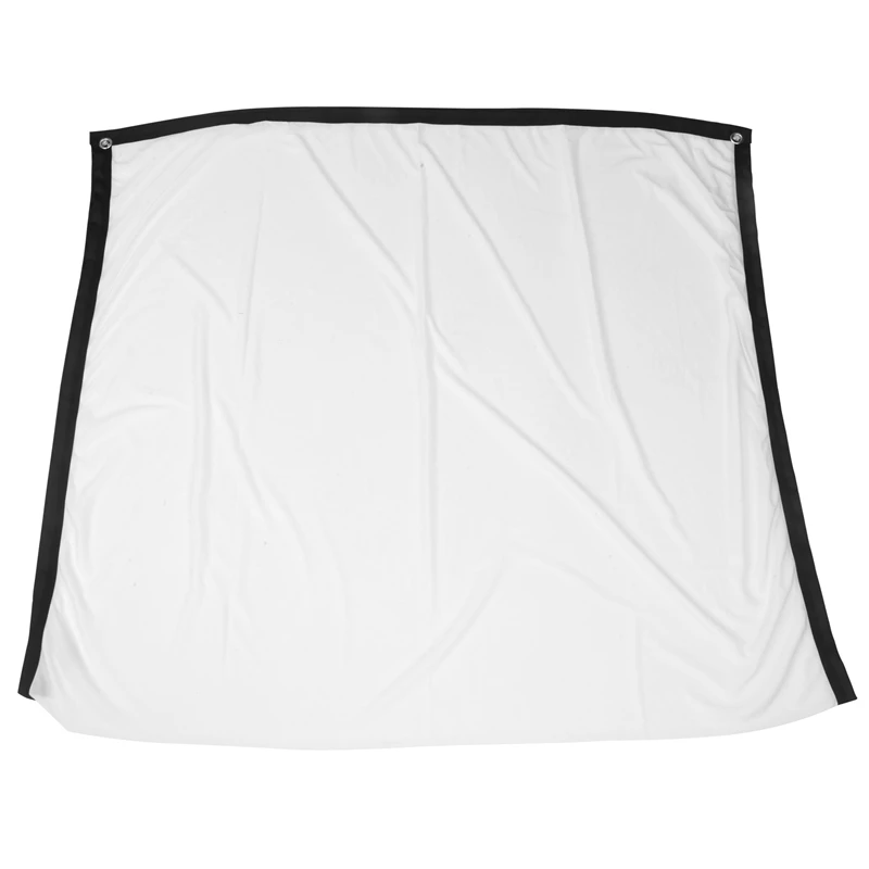 Écran de projection pour cinéma maison, HD, blanc, pliable, anti-pli