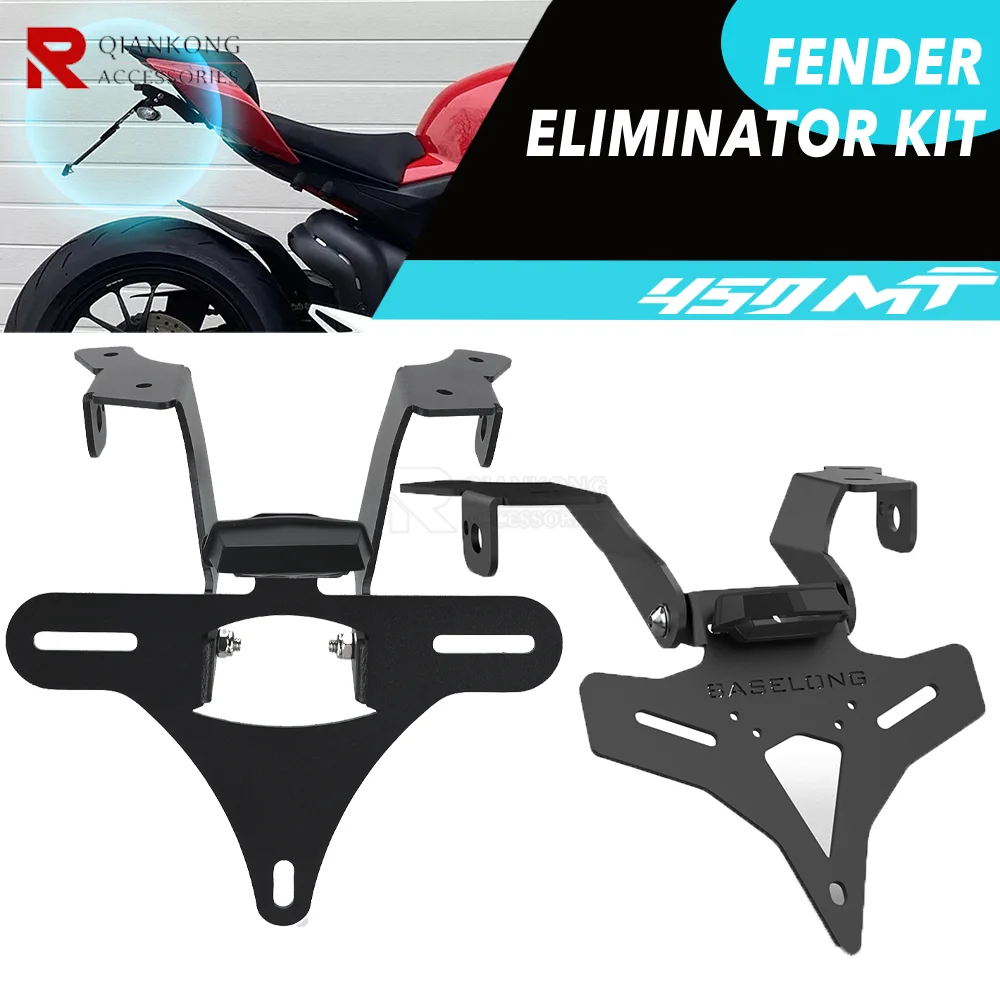 

450 MT For CFMOTO 800MT-X / Rally 2024-2025-2026-2027 License Plate Bracket Tail Tidy Fender Eliminator Number Holder Support