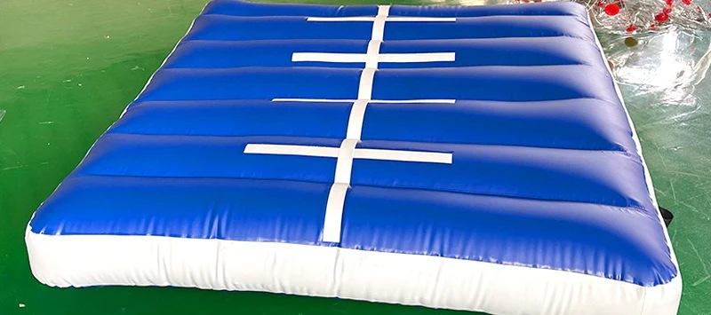 Inflatable Ramp Mat Standing Long Jump Mat Gymnastics PVC Inclined Ramp Booster