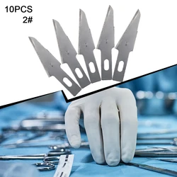 10Pcs Blades Steel Engraving Knives Metal Cutter DIY Wood  Paper Plastic Leather Cloth PCB Carving Replacement Craft Hand Tool