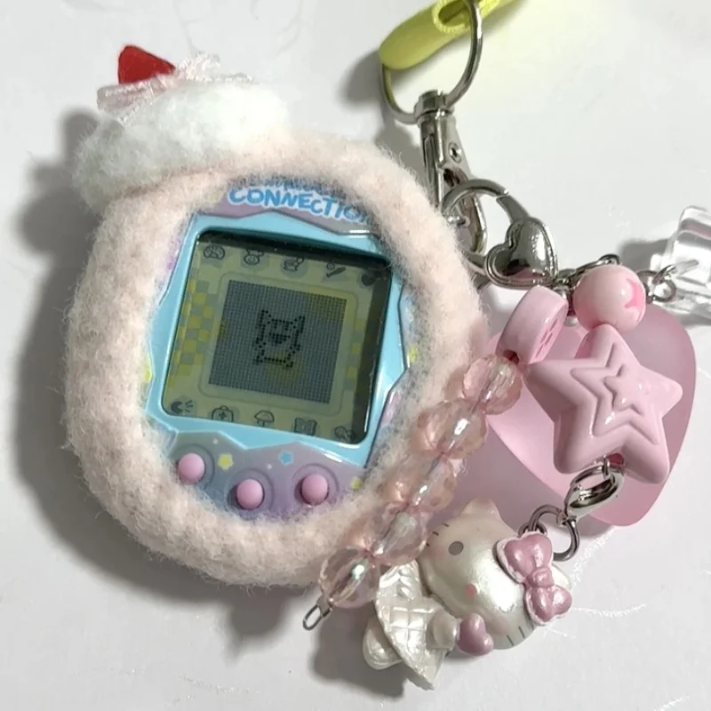 حافظة واقية من Tamagotchi مصنوعة يدويًا بخيط قطني لطيف تنطبق على Uni Smart 4u Ps Meets Mix Id Idl Pix Plus Color Paradise