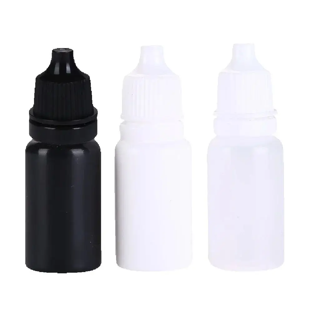 

100PCS 5ml 10ml 15ml 20ml Plastic Empty Squeezable Liquid Dropper Bottle for Travel Small Eye Ear Dropper Bottles Essential Oil