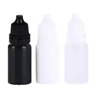 100 Uds 5ml 10ml 15ml 20ml botella cuentagotas de líquido exprimible vacía de plástico para viaje botellas cuentagotas de oreja de ojo pequeño aceite esencial