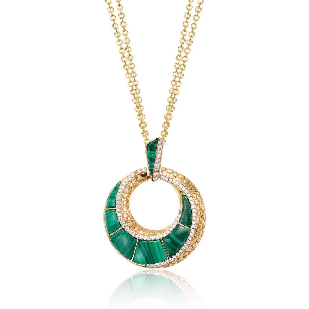 

2025 Fashion Classic European and American Luxury Serpentine Retro Personalized Necklace Fashion Banquet Birthday Gift