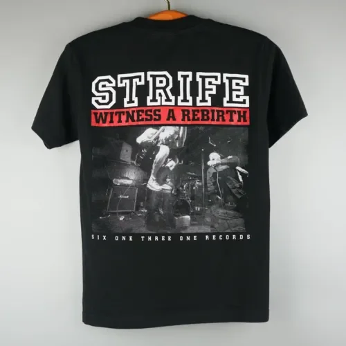 Vintage 2000s Strife Hardcore Band T Shirt long or short sleeves