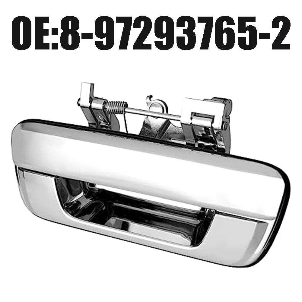 Custom Fit Tailgate Handle No Lock Tailgate 10*5*5cm Chrome Tailgate Handle Robust Materials Stylish Chrome Finish