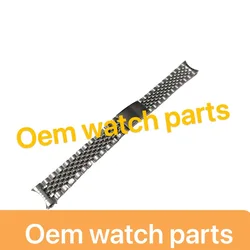 316L Stainless Steel 18mm Vintage Extreme Rare Beads of Rice Watch Band Fit For Omegaa  Pie Pan  14393.61  14777 61 SC  Watch