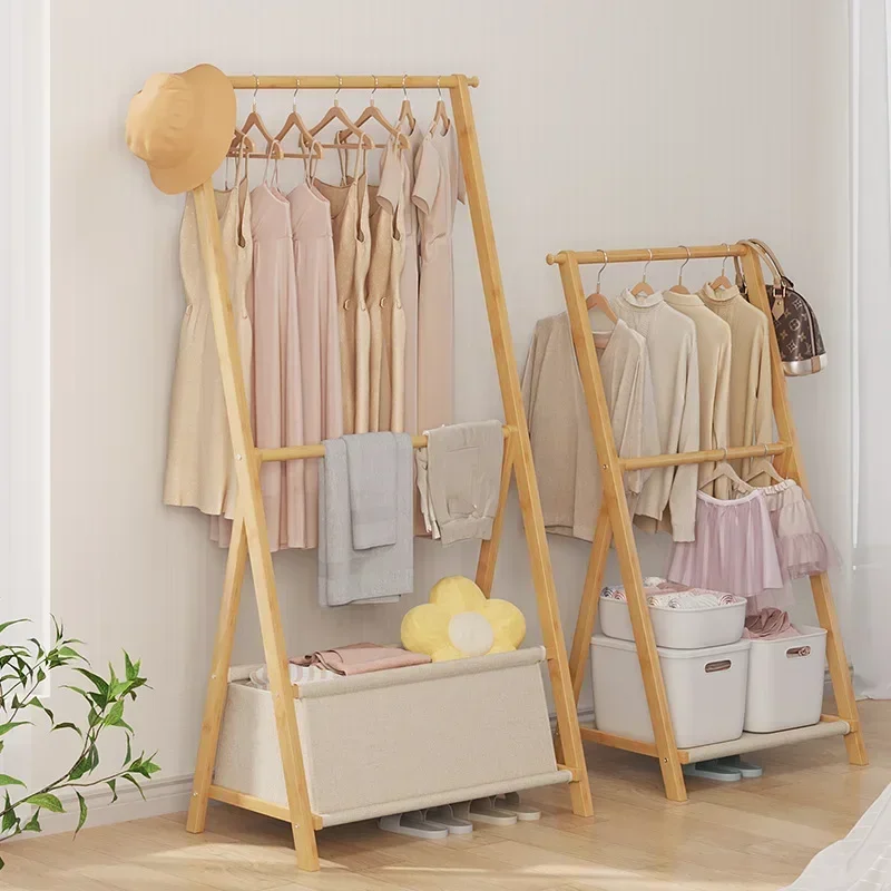 

Clothing Rack Clothes Hanger Organizer Pared Furniture Floor Standing Coat Rack Bedroom Porte manteau Colgadores De Ropa