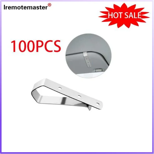 

100PCS Garage Door Opener Clip Remote Visor Clips Replacement Liftmaster 893max 891LM 973LM Remote