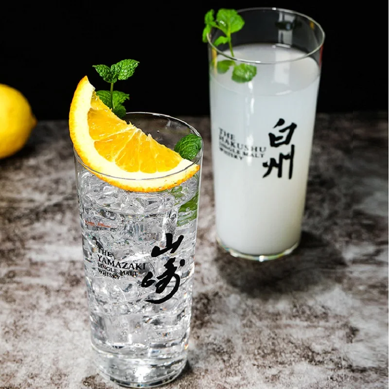 

Highball Hypo Cup Japanese Style Straight Cocktail Glass Lengthened And Heightened Colin Cup Drinking Water Cup Barware
