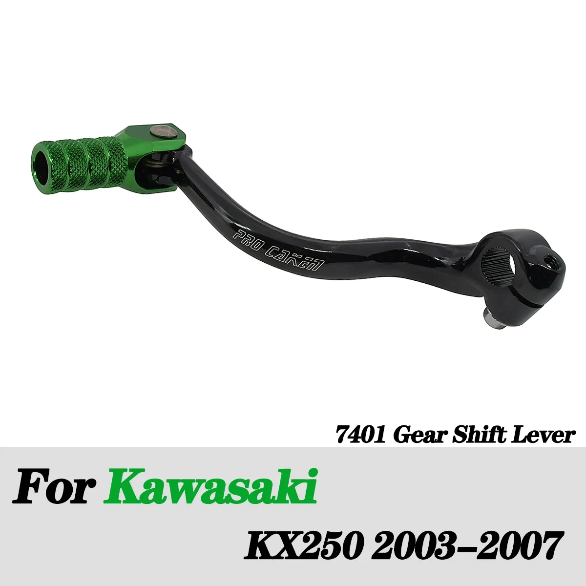 

Motocross CNC Folding Gear Shift Shifter Lever For Kawasaki KX250 KX 250 2003 2004 2005 2006 2007 MX Enduro Dirt Pit Bike