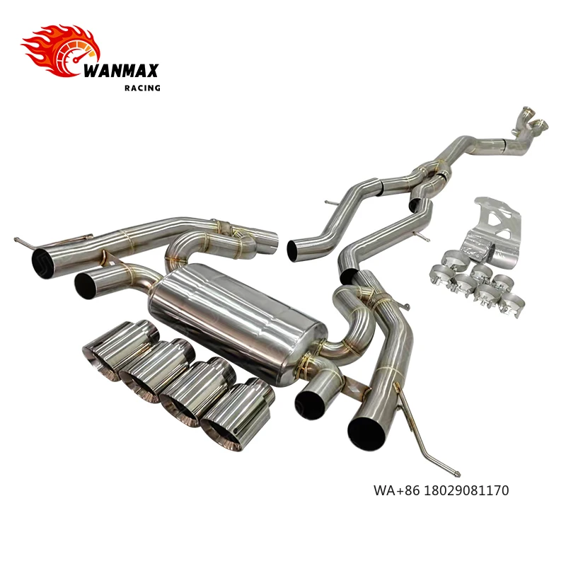 

Factory Sell in Stock 304 Stainless Steel Single Exhaust Pipe for G80 G82 M3 M4 Valvetronic Catback Exhaust System