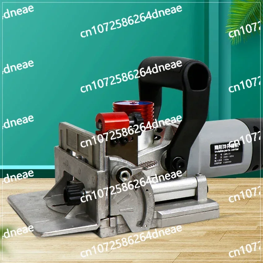 Woodworking Biscuit Jointer Woodworking Rope Machine 220V LMN-01 Portable Diagonal Hole Three Slot Slotting Machine