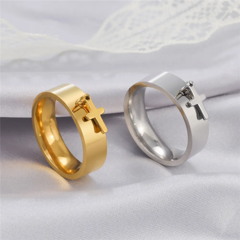 Skyrim Heart Charm Rings for Women Bohemian Stainless Steel Gold Color Aesthetic Ring 2024 Trend Korean Jewelry Birthday Gift