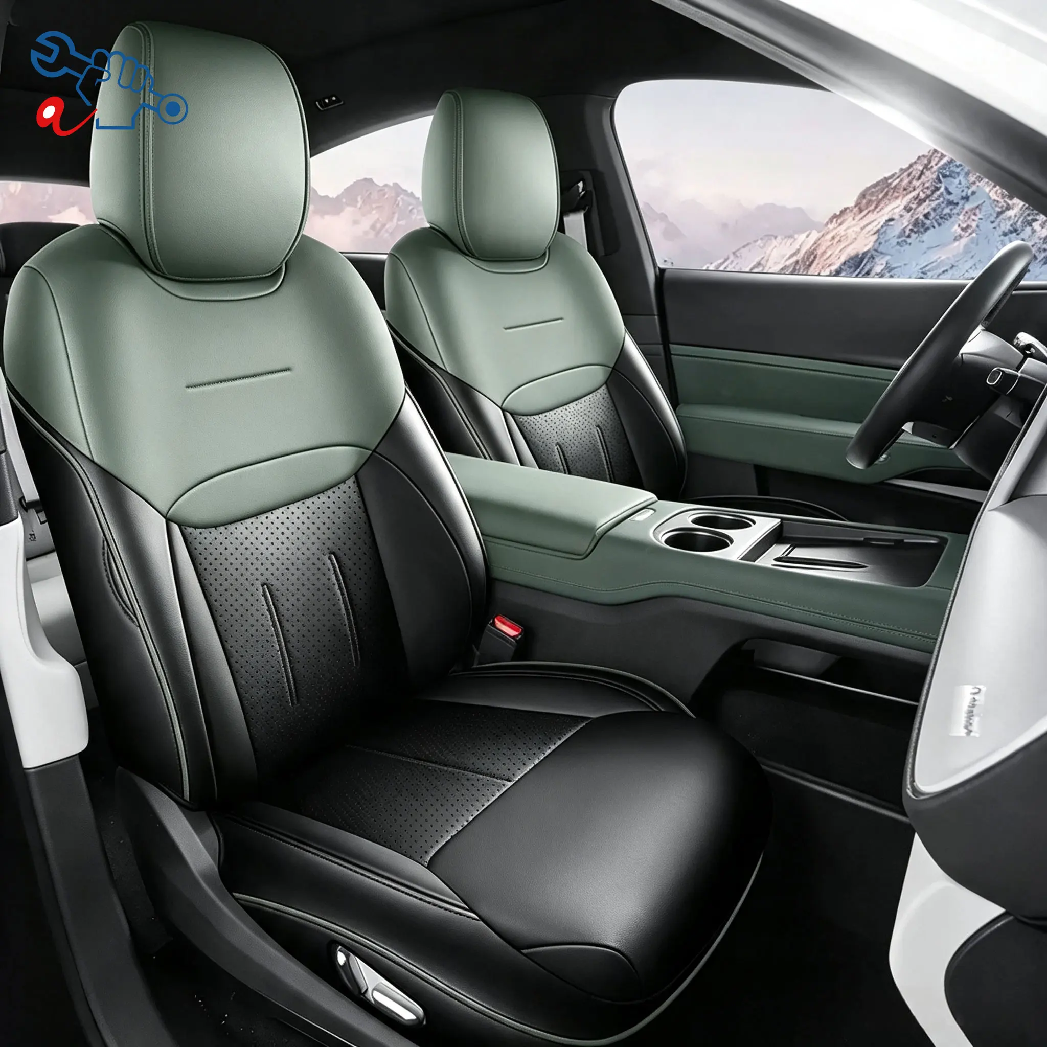Left-Drive Car Seat Cover For XPeng G6 2023-2026 Full Surround Protective Covers All Season Seat Cushion Custom Fit Automobile