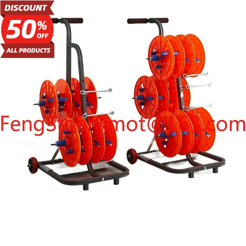 Wire pay-off rack, pay-off tray, BV line, three-wire multi-wire, home decoration line, electrician tool rack