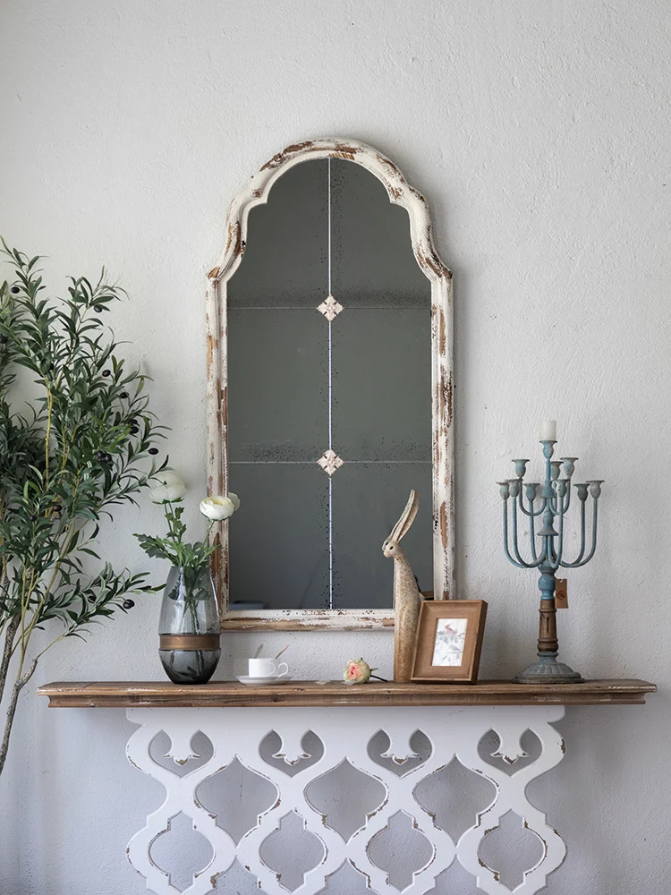 

Retro Mirror Full Body Dressing Wall Hanging Full Body Wall Hanging Clothing Store Decoration