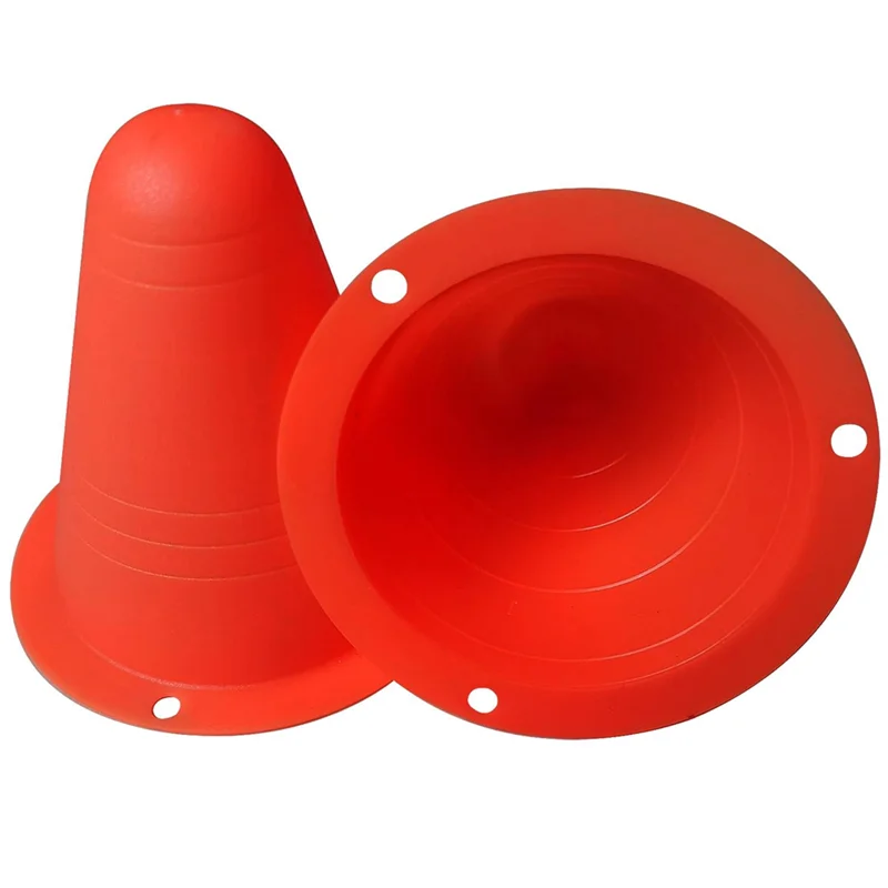 AEF6-Soft Plastic Agility Field Marker For Soccer,Football - Indoor/Outdoor Skating - Training Cones For Drills And Games