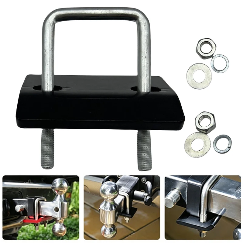 Heavy Duty Hitch Tightener U-Bolt Ball Mount Stabilizer For American Style Square Mouth Trailer RVs Modification Accessory