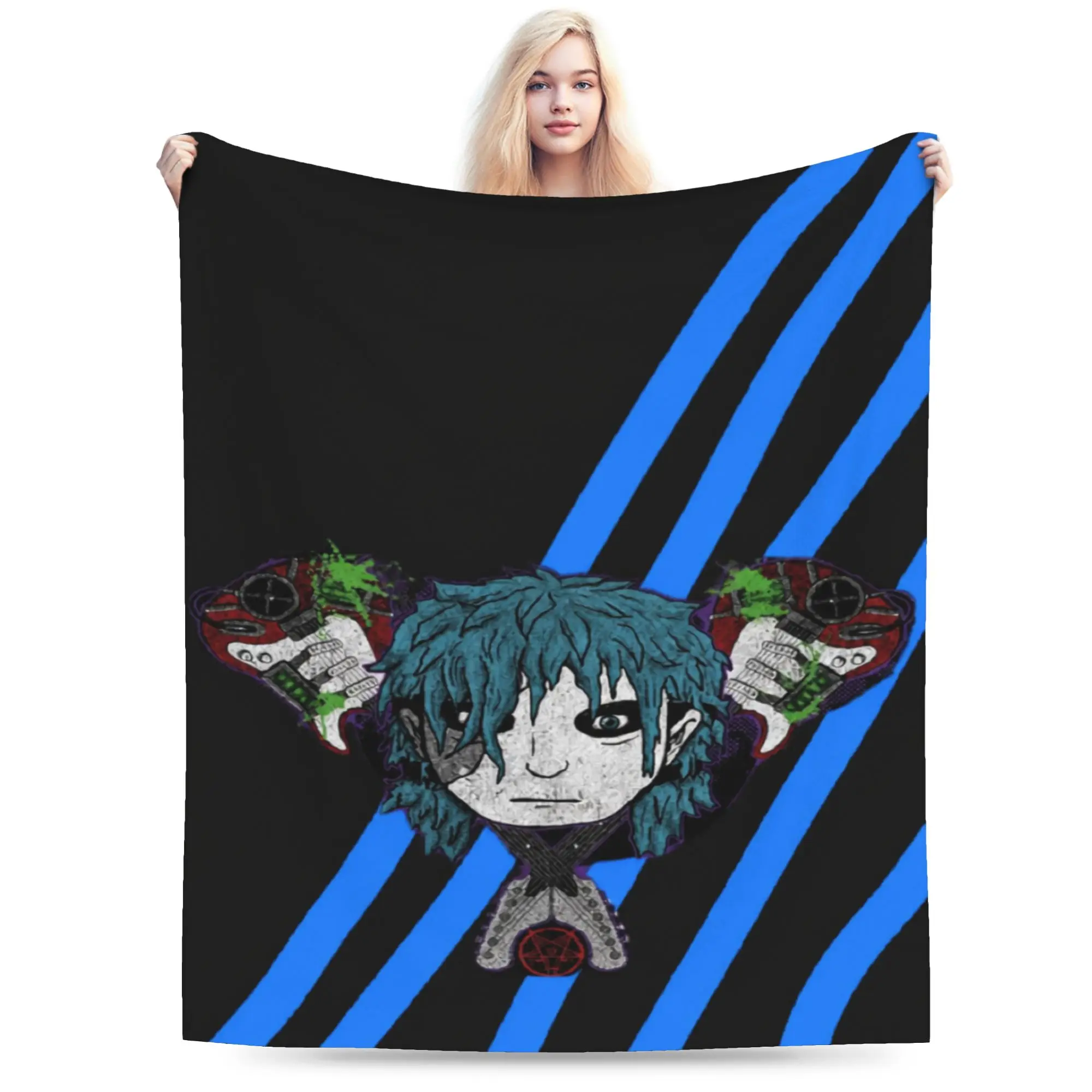  Sally Face Sal Fisher Indie Blanket Ultra-Soft Flannel Cute Present  Throw Blanket Bedding Throws