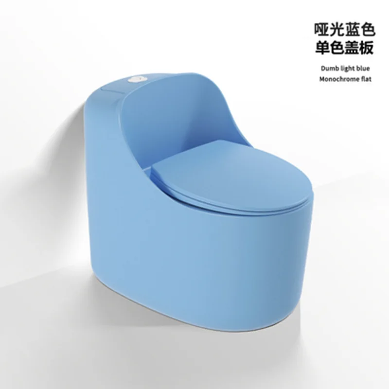 Indoor anti-blocking one-piece floor row super swirl siphon modern simple round toilet wholesale toilet