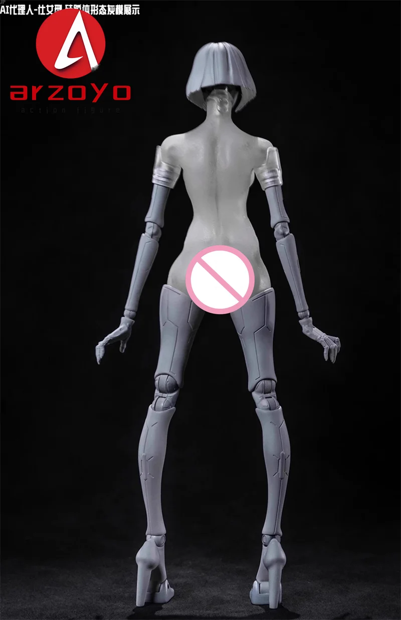 NA STANIE GUKE Studio GK01FEC1-C3 1/12 AI Kobieta Ultra-modern Feel Figurka Akcji 17CM Nagi Szkielet Ciało Figurki Akcji