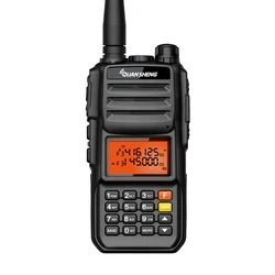 Quansheng-walkie-talkie TG-UV2 Plus, Radio analógica de doble banda, batería tipo c de 4000mah, 10W, largo alcance, 10KM