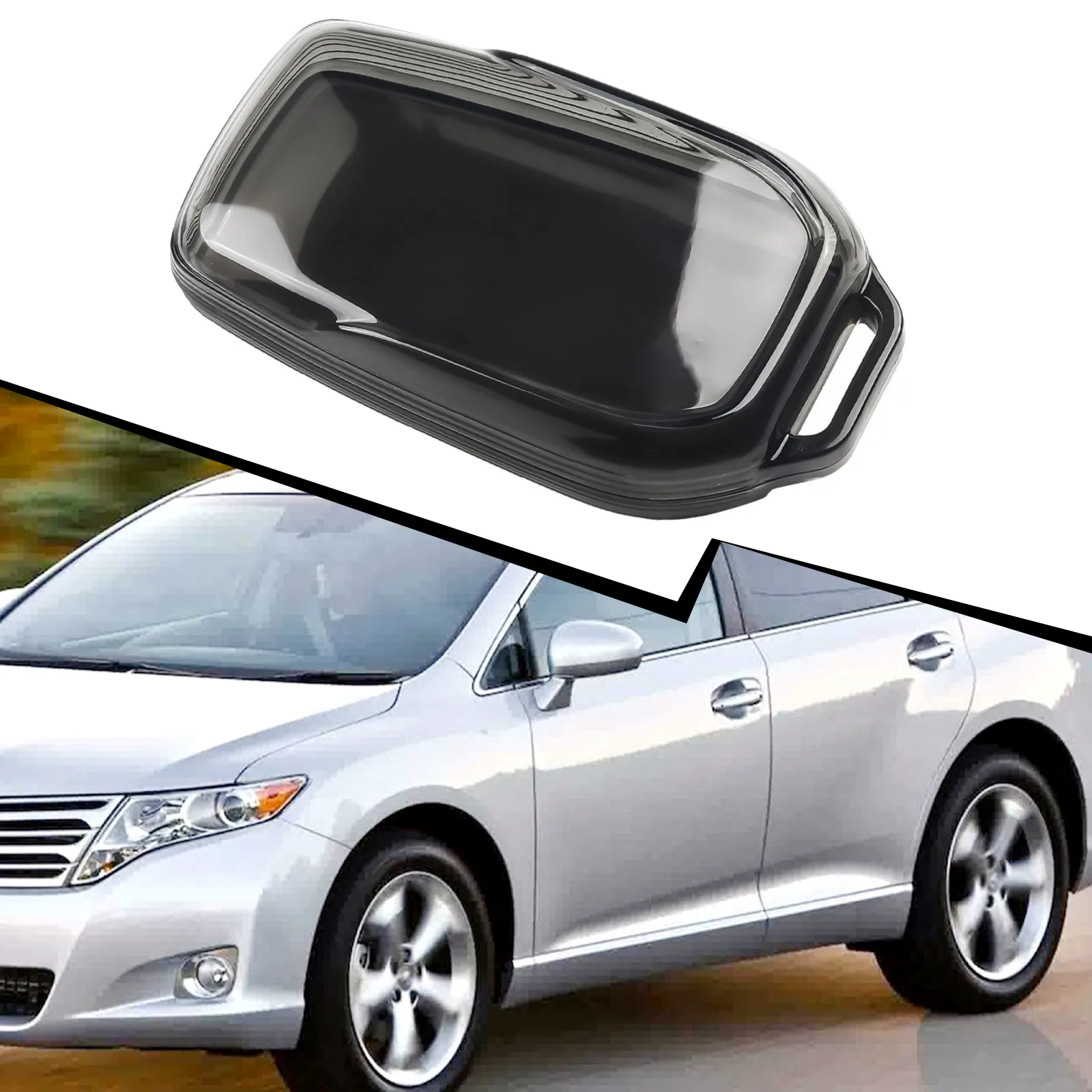 Protective Transparent Key Fob Cover for Toyota For Sienna For Venza For Hilux Easy Installation Excellent Protection