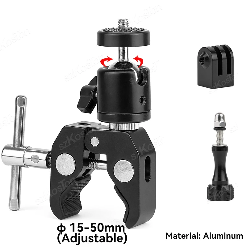 SZKOSTON Für Insta 360X4X5 Gehen Pro 13 12 11 10 9 DJI Action 6 Fahrrad Motorrad Selfie Stick Einbeinstativ montieren Lenker Halterung Zubehör 7