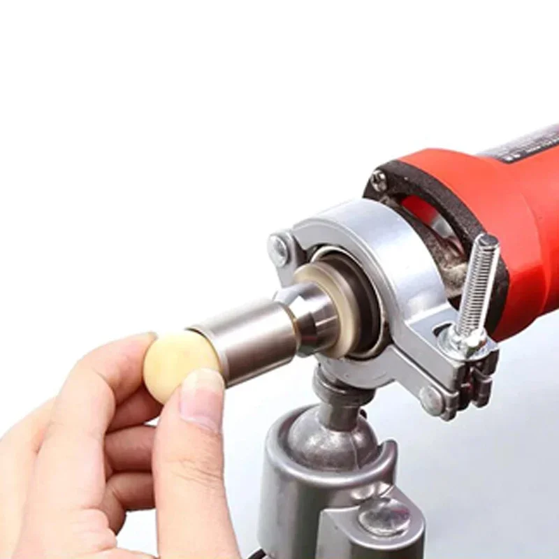 1Pcs Diamond Spherical Concave Head 3mm-25mm Fine 500Grit/Rough 120Grit Grinding Bit Jade Round Beads Polishing For Rotary Tool