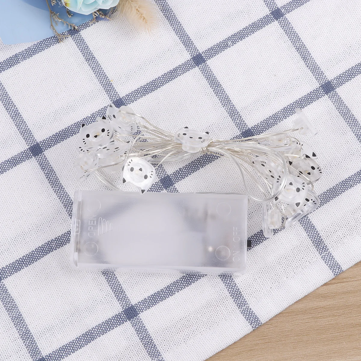 20 المصابيح الأسلاك النحاسية القط سلسلة أضواء بالطاقة الجنية ضوء للحزب غرفة نوم الزفاف الديكور سلسلة أضواء #3