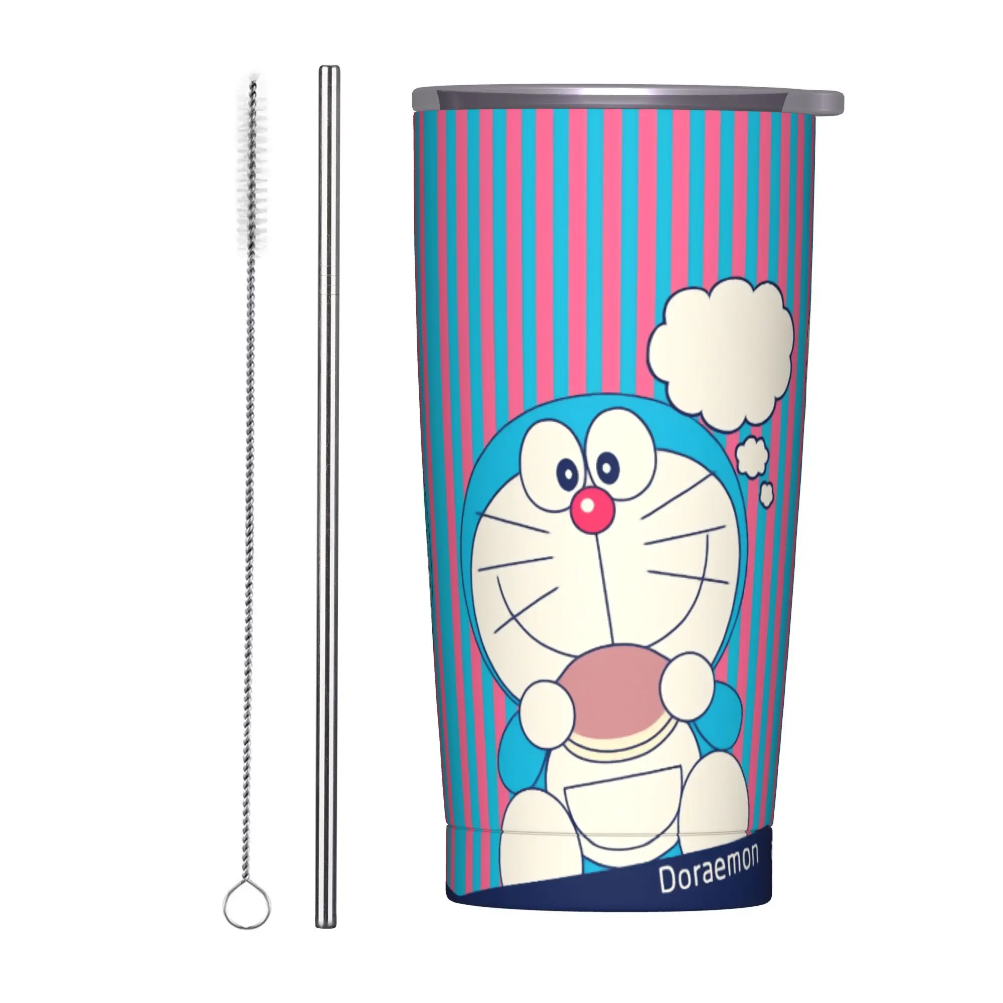 

Stainless Steel Tumbler Doraemons Thermal Cups Heat Preservation Cold Drink Mugs Cup Camping Design Water Bottle