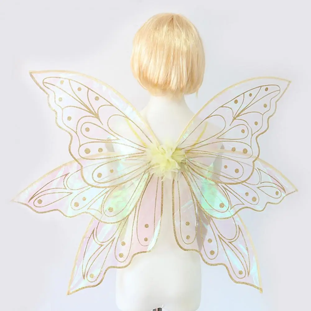 Fairy Costume Accessories Set Enchanting Fairy Costume Set with Butterfly Wings Floral Garland Elf Ears for Adults Girls Magical