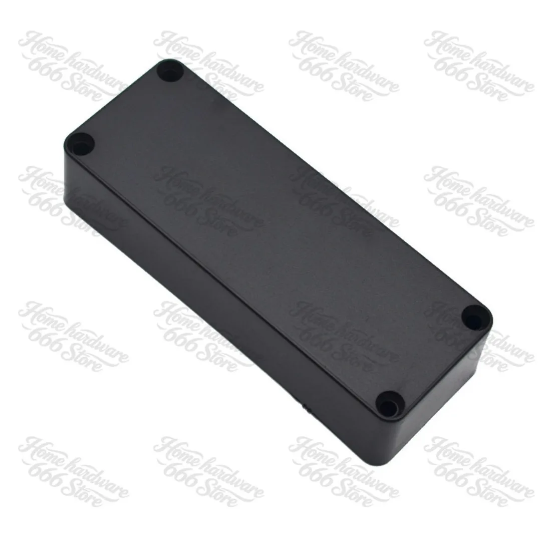4-Hole Matte Sealed Electric Bass Pickup Cover, Solid ABS Pickup Cover 104.5 * 39.3 * 23.6mm