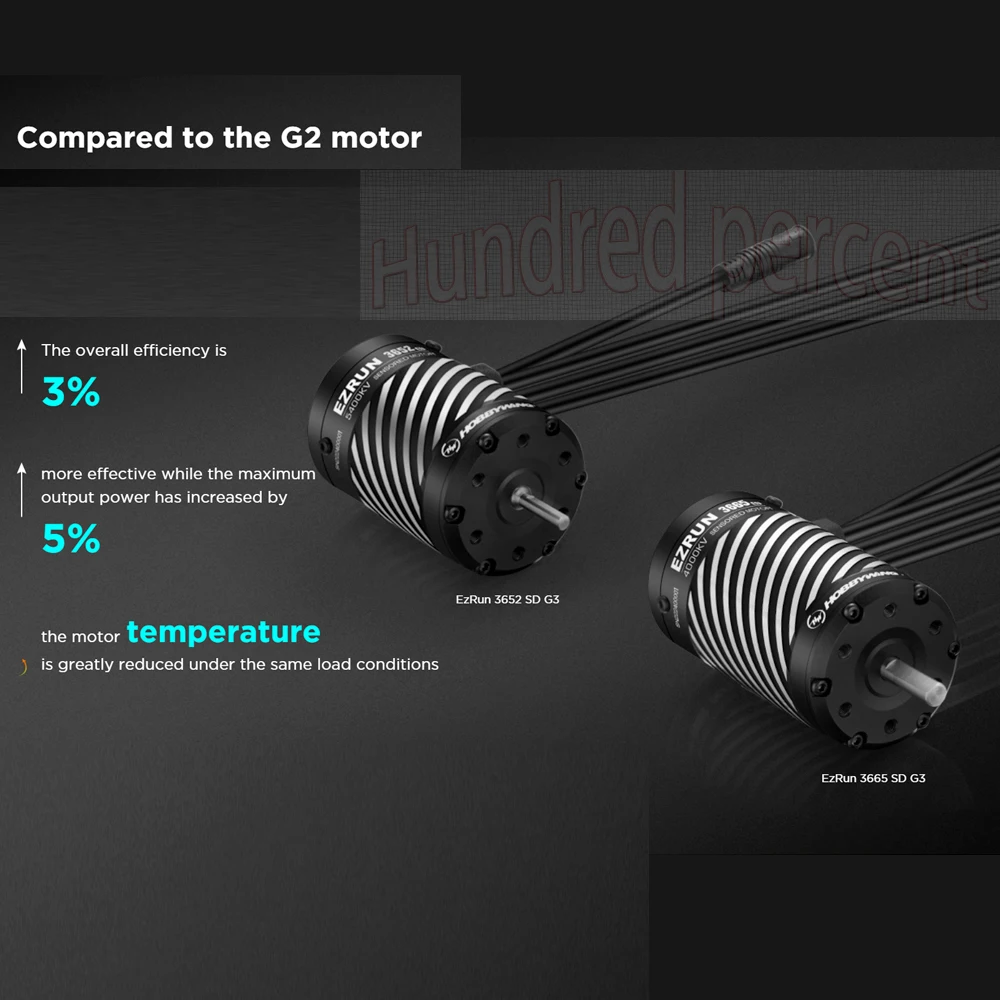 جديد هوبيوينج EZRUN فرش 3652 3665 G3 2400/3200KV 3300KV 4000KV 5400KV موتور ل 1/10 RC سيارة