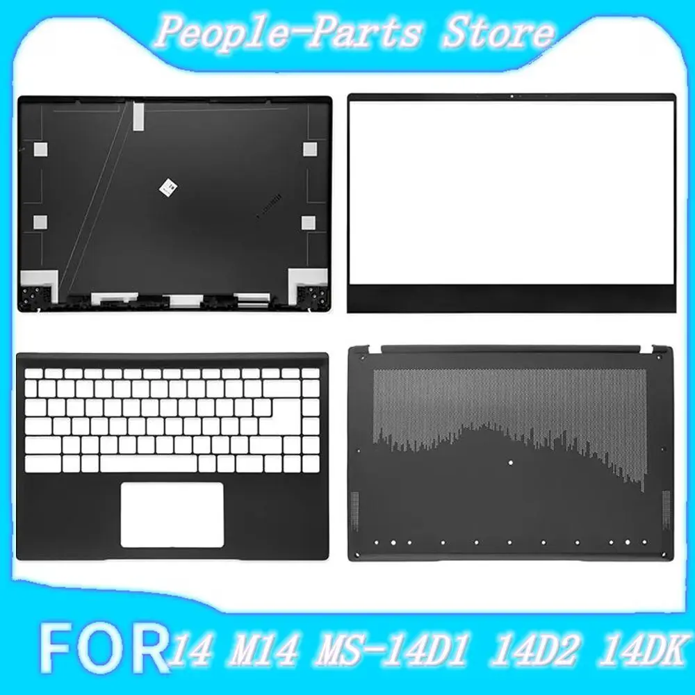 

New Palmrest Bottom For Modern 14 M14 MS-14D1 14D2 14DK MS-M14 Laptop Upper Top Case Lower Cover Keyboard Bezel Black