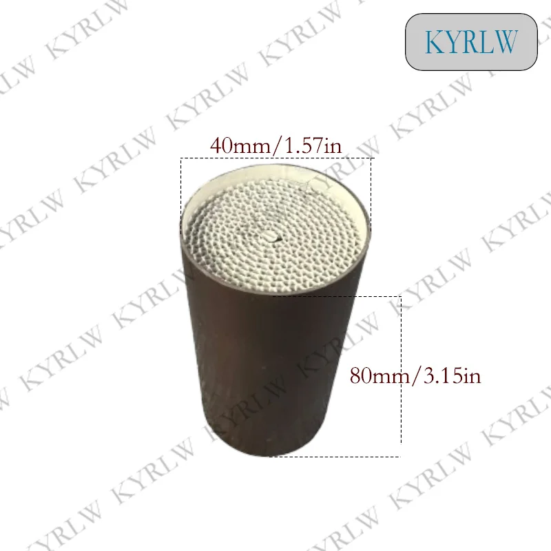 

Universal type Euro3/4/5/6 40*80mm honeycomb motorcycle catalyst with metal cover catalytic converter catalyst
