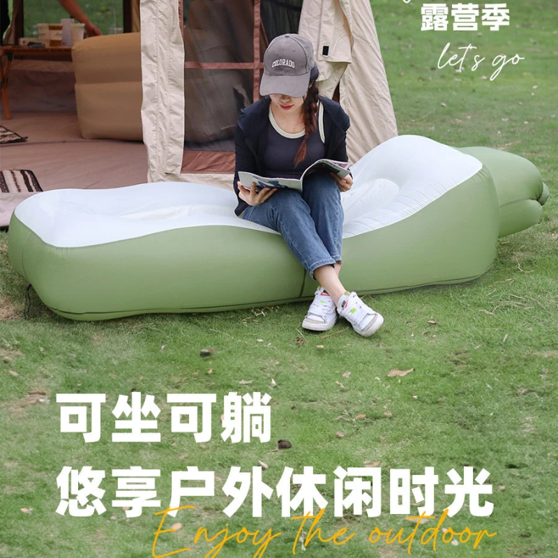 Camping Music Water-saving Land Lazy Inflatable Bed Air Sofa Inflatable Sofas Bed Popular Mattress Outdoor Couch Chair